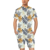 Colorful Tropical Palm Leaves Men's Romper