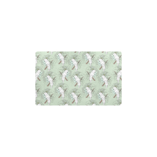 Cockatiel Pattern Print Design 01 Kitchen Mat