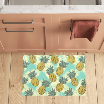 Pineapple Pattern Print Design PP03 Kitchen Mat