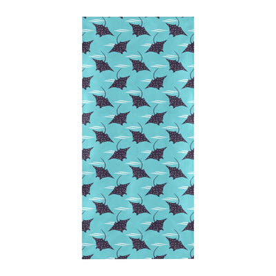 Manta Ray Print Design LKS403 Beach Towel 32" x 71"