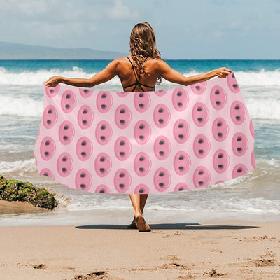 Pig Print Design LKS401 Beach Towel 32" x 71"