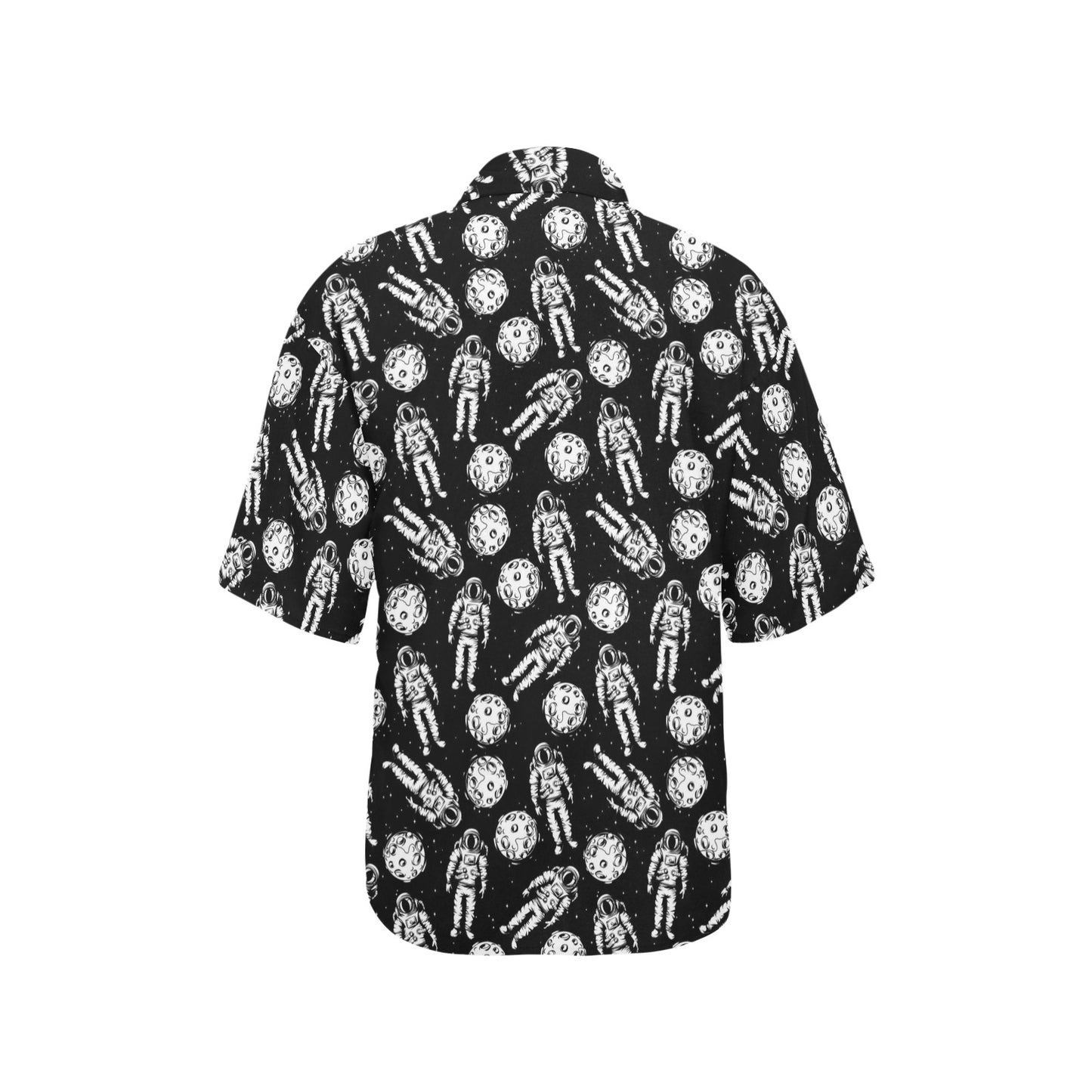 Astronaut Pattern Print Design 03 Women's Hawaiian Shirt
