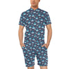 Shark Print Design LKS309 Men's Romper