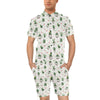 Cactus Pattern Print Design 04 Men's Romper