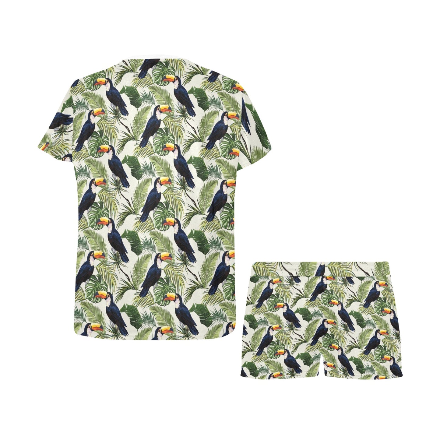 Toucan Print Design LKS308 Women's Short Pajama Set