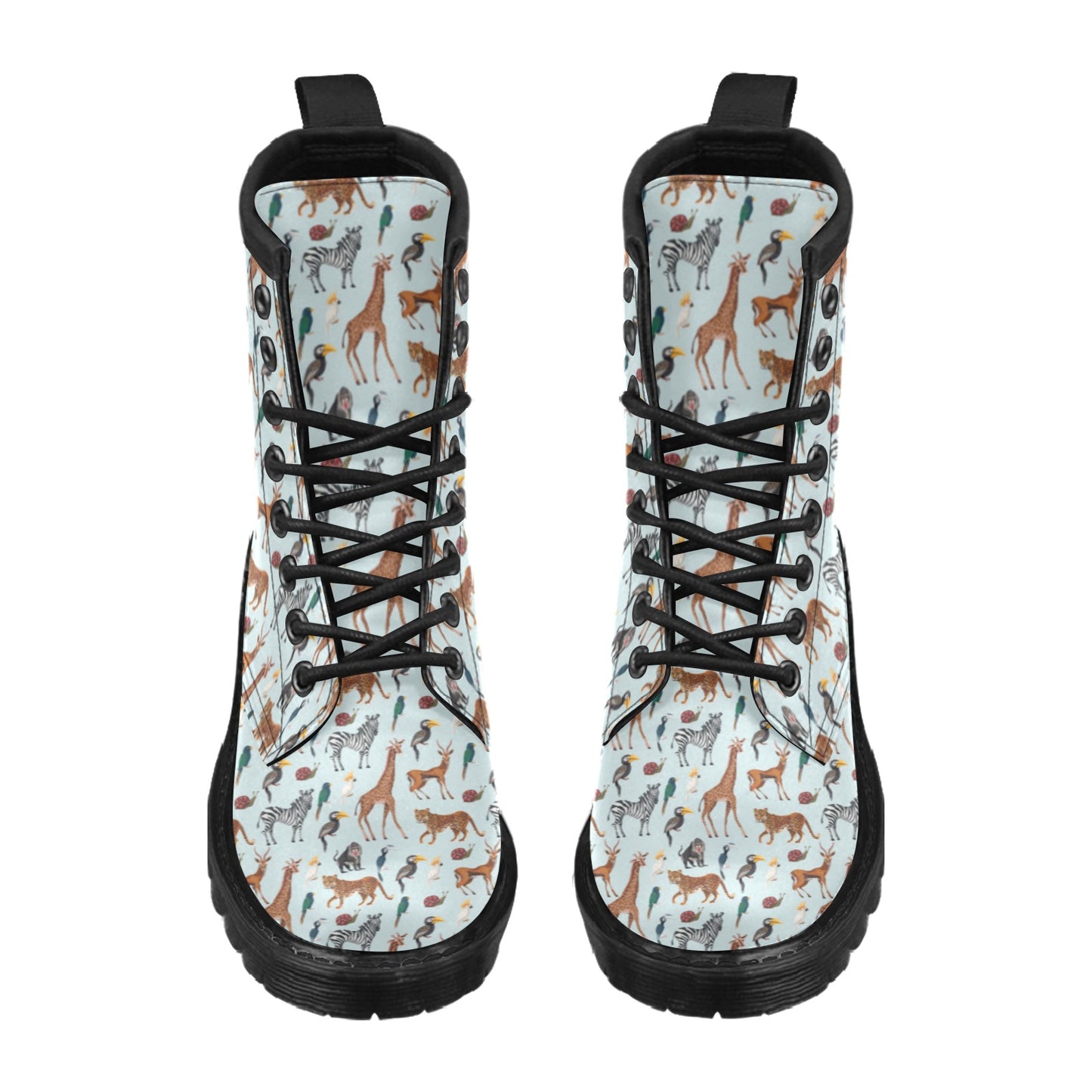 Safari Animal Print Design LKS306 Women's Boots