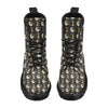 Yin Yang Skull Themed Design Print Women's Boots