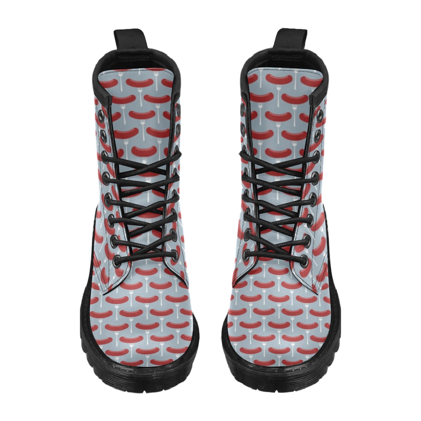 Sausage Print Design LKS301 Women's Boots