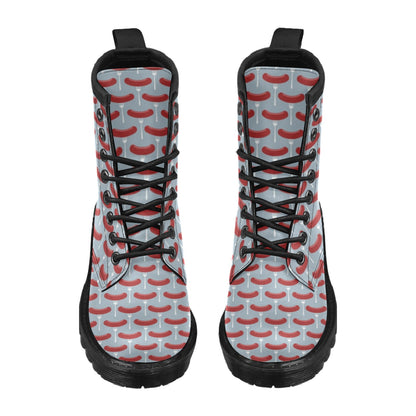 Sausage Print Design LKS301 Women's Boots