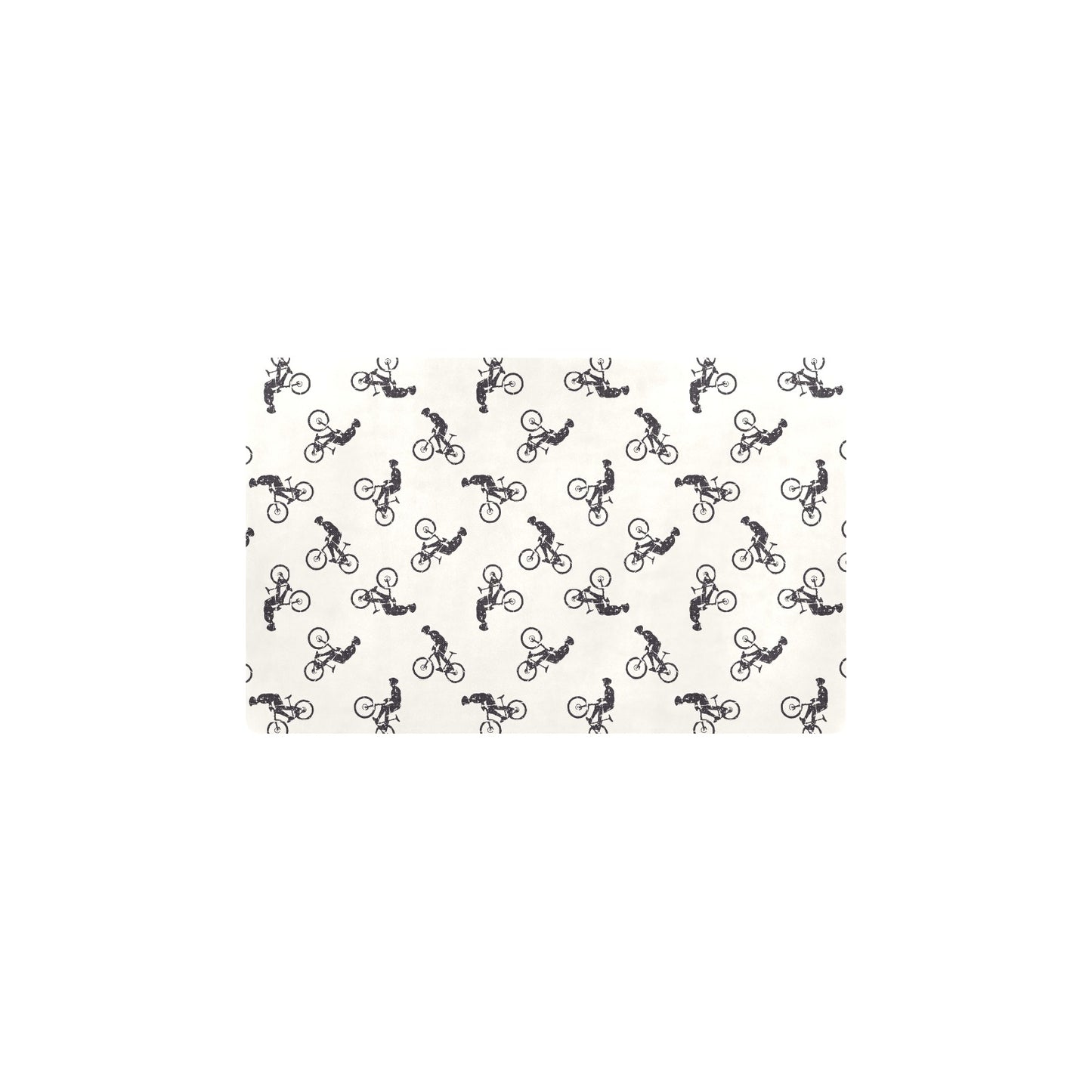 Mountain bike Pattern Print Design 01 Kitchen Mat