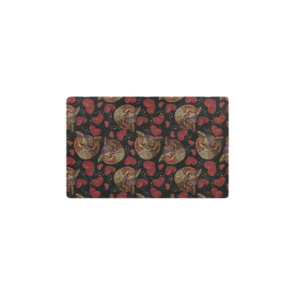 Owl Pattern Print Design A08 Kitchen Mat