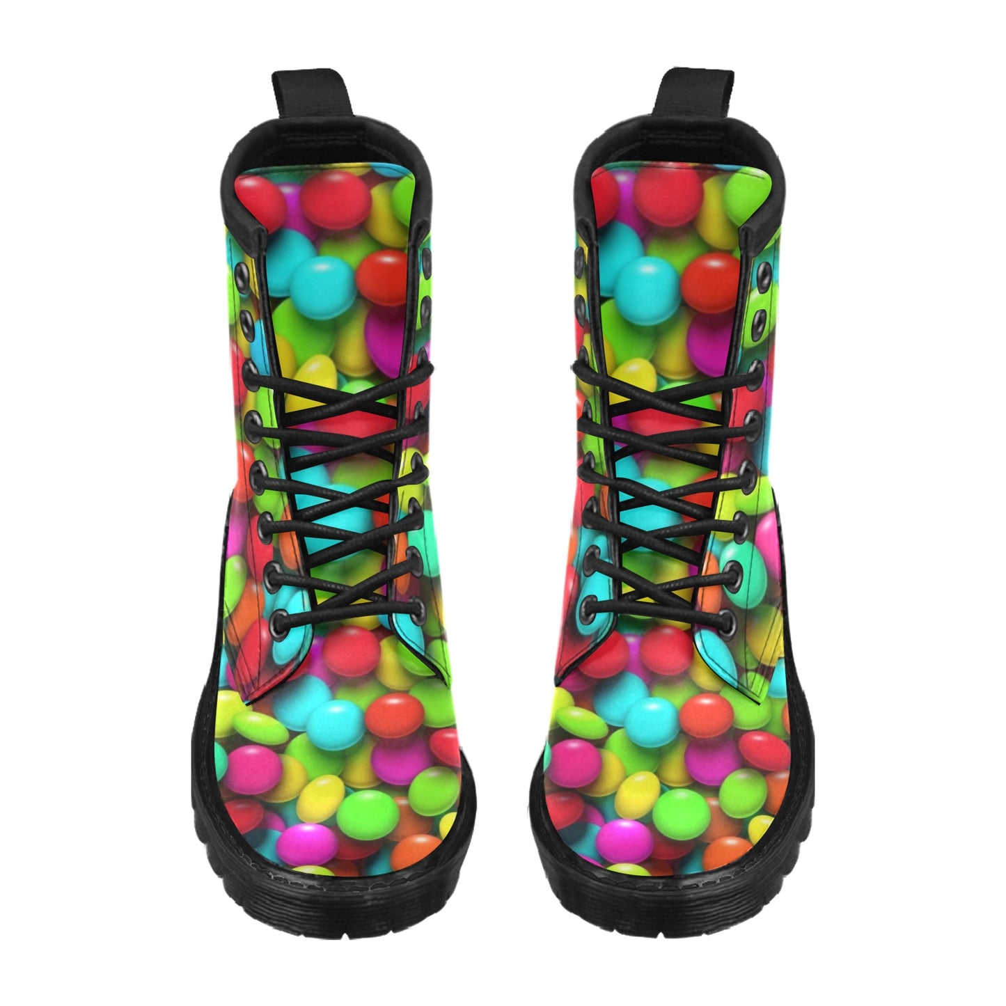 Candy Pattern Print Design CA03 Women's Boots
