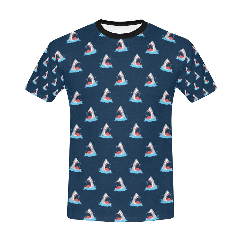 Shark Print Design LKS3010 Men's All Over Print T-shirt