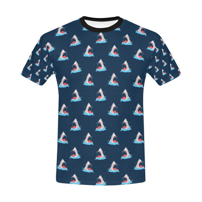 Shark Print Design LKS3010 Men's All Over Print T-shirt