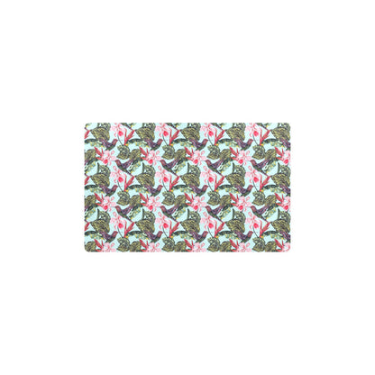 Hummingbird Cute Themed Print Kitchen Mat