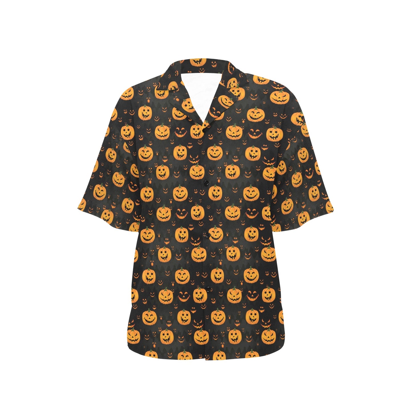 Halloween Print Design LKS401 Women's Hawaiian Shirt