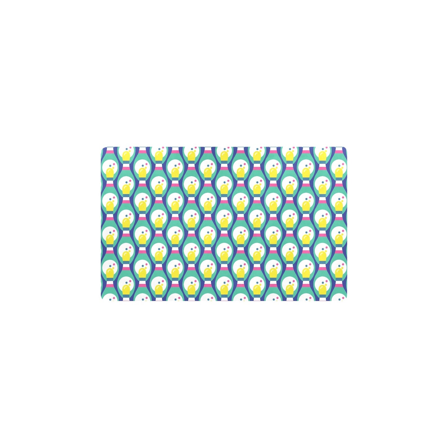 Bowling Pattern Print Design 04 Kitchen Mat
