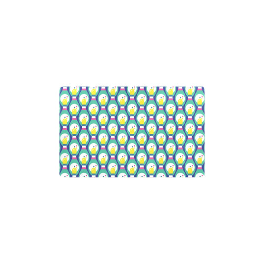Bowling Pattern Print Design 04 Kitchen Mat