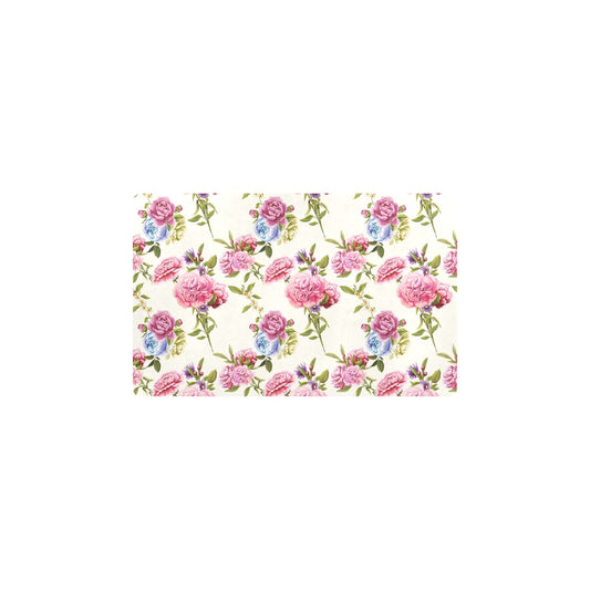 Carnations Pattern Print Design CN02 Kitchen Mat