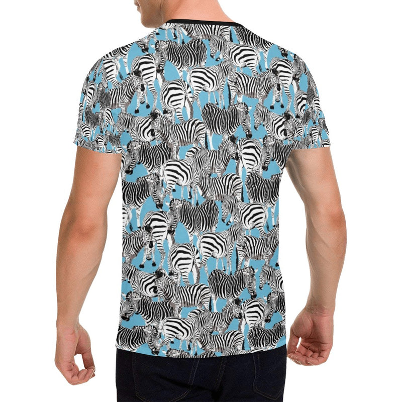 Zebra Print Design LKS305 Men's All Over Print T-shirt