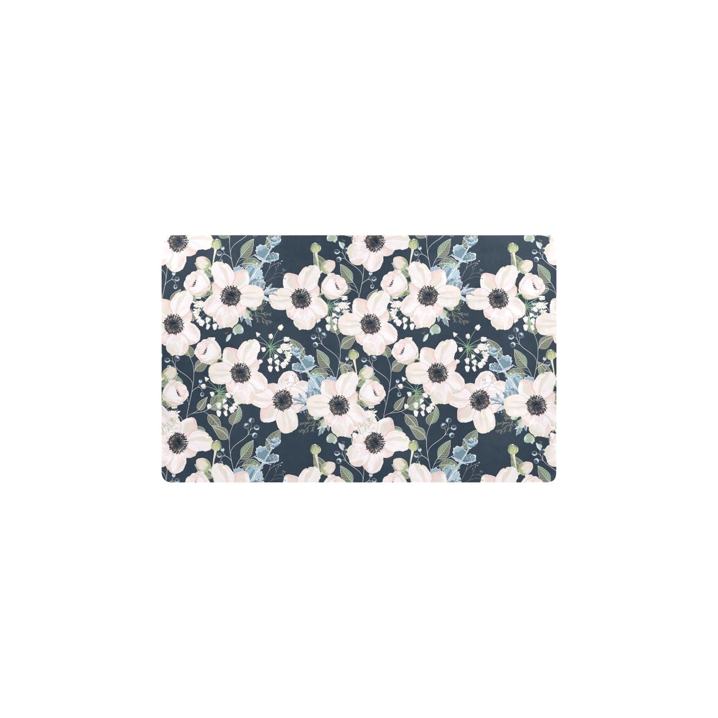 Anemone Pattern Print Design AM02 Kitchen Mat