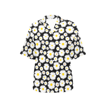 Daisy Pattern Print Design 01 Women's Hawaiian Shirt