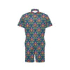 lotus Boho Pattern Print Design LO04 Men's Romper