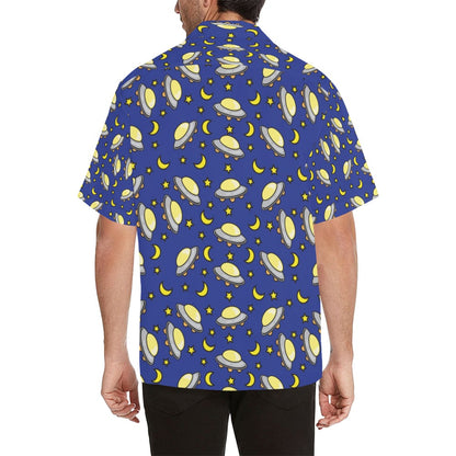 UFO Print Design LKS309 Men's Hawaiian Shirt