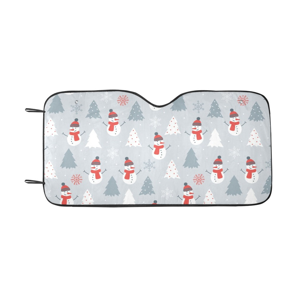 Snowman Print Design LKS302 Car front Windshield Sun Shade