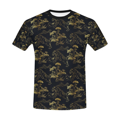 Tiger Japan Style Print Design LKS305 Men's All Over Print T-shirt