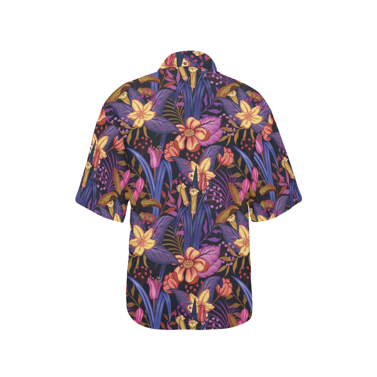 Lily Pattern Print Design LY016 Women's Hawaiian Shirt