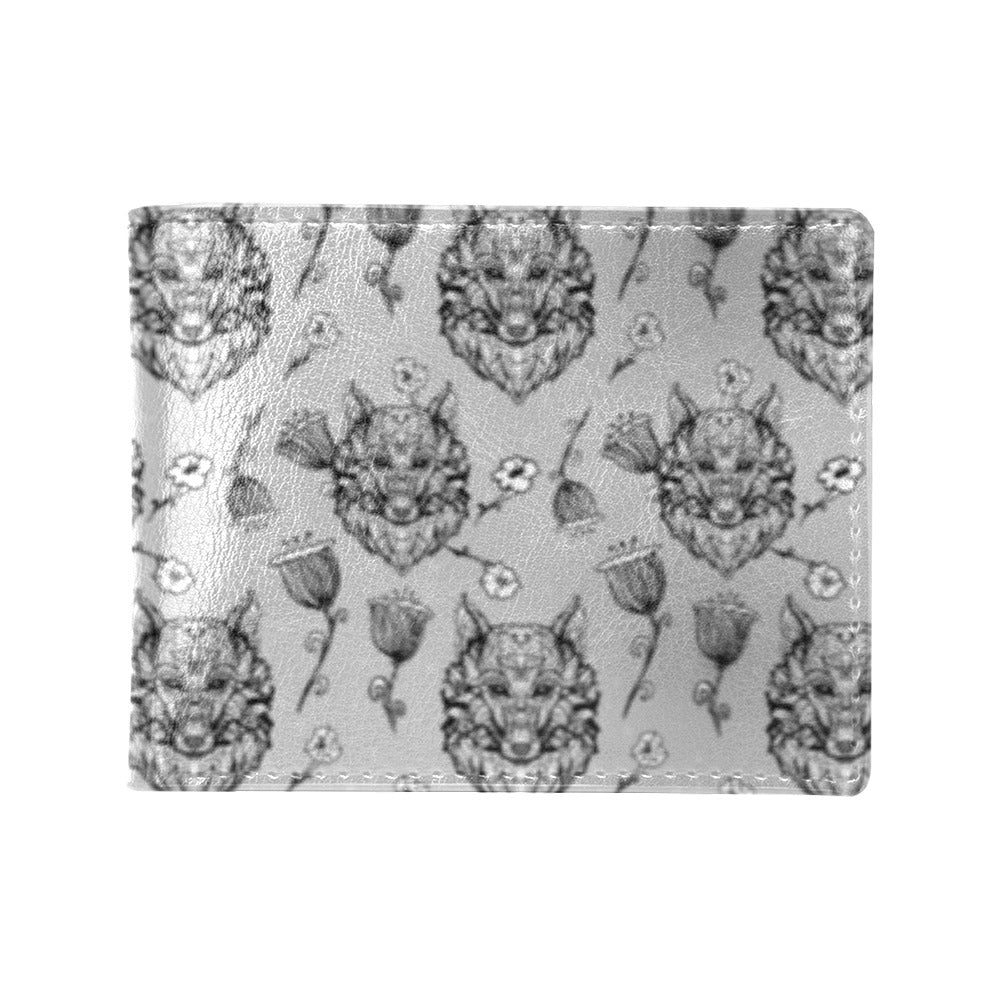 Tribal Pattern Print Design LKS306 Men's ID Card Wallet