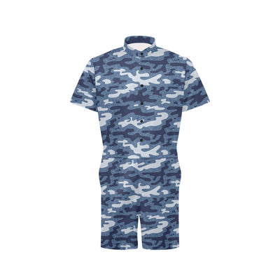 Jean Camouflage Pattern Print Design 05 Men's Romper