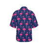 Pink Flamingo Pattern Women's Hawaiian Shirt