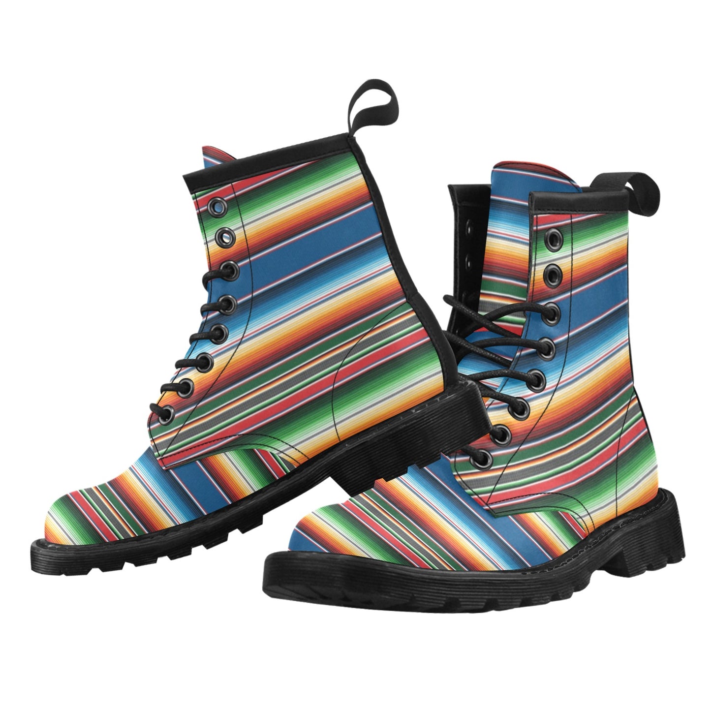 Serape Print Design LKS303 Women's Boots