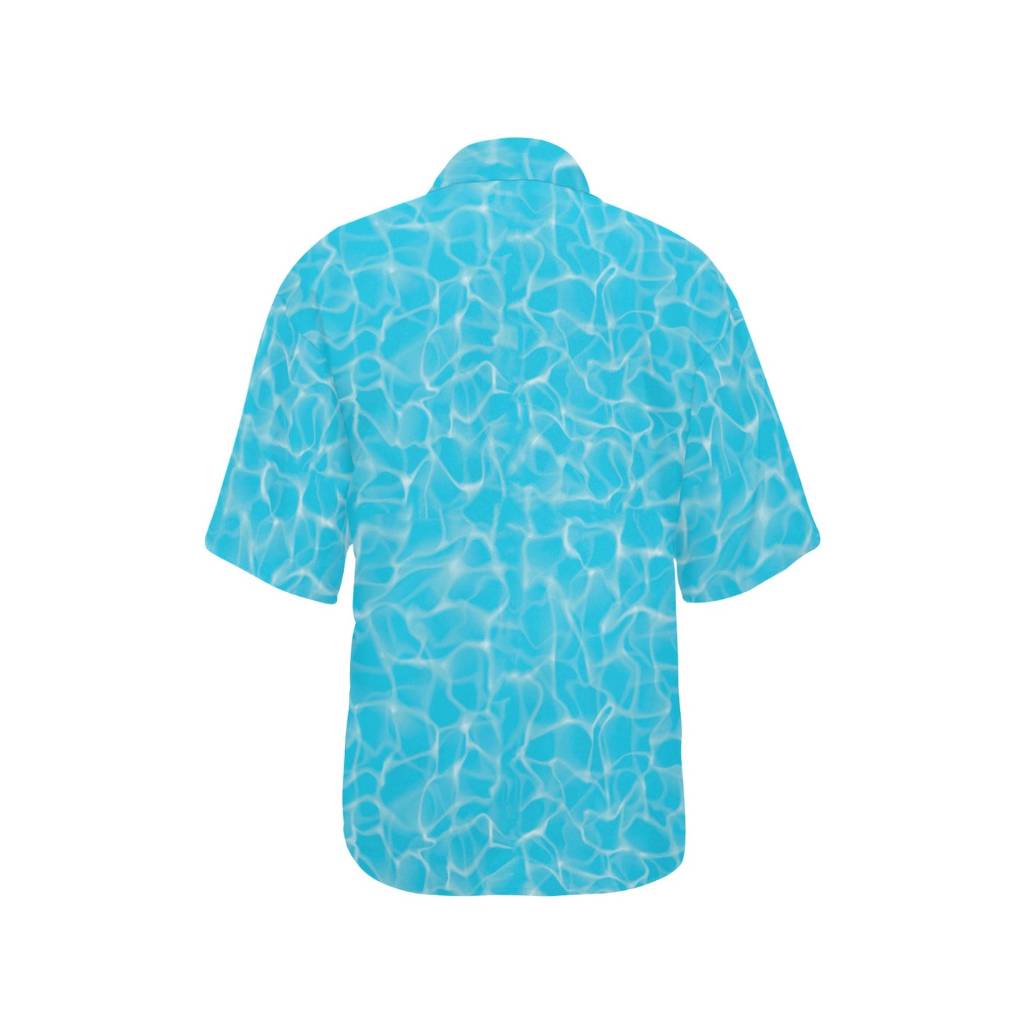 Swimming Pool Texture Print Design LKS301 Women's Hawaiian Shirt