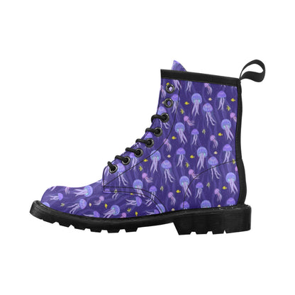 Jellyfish Style Print Women's Boots