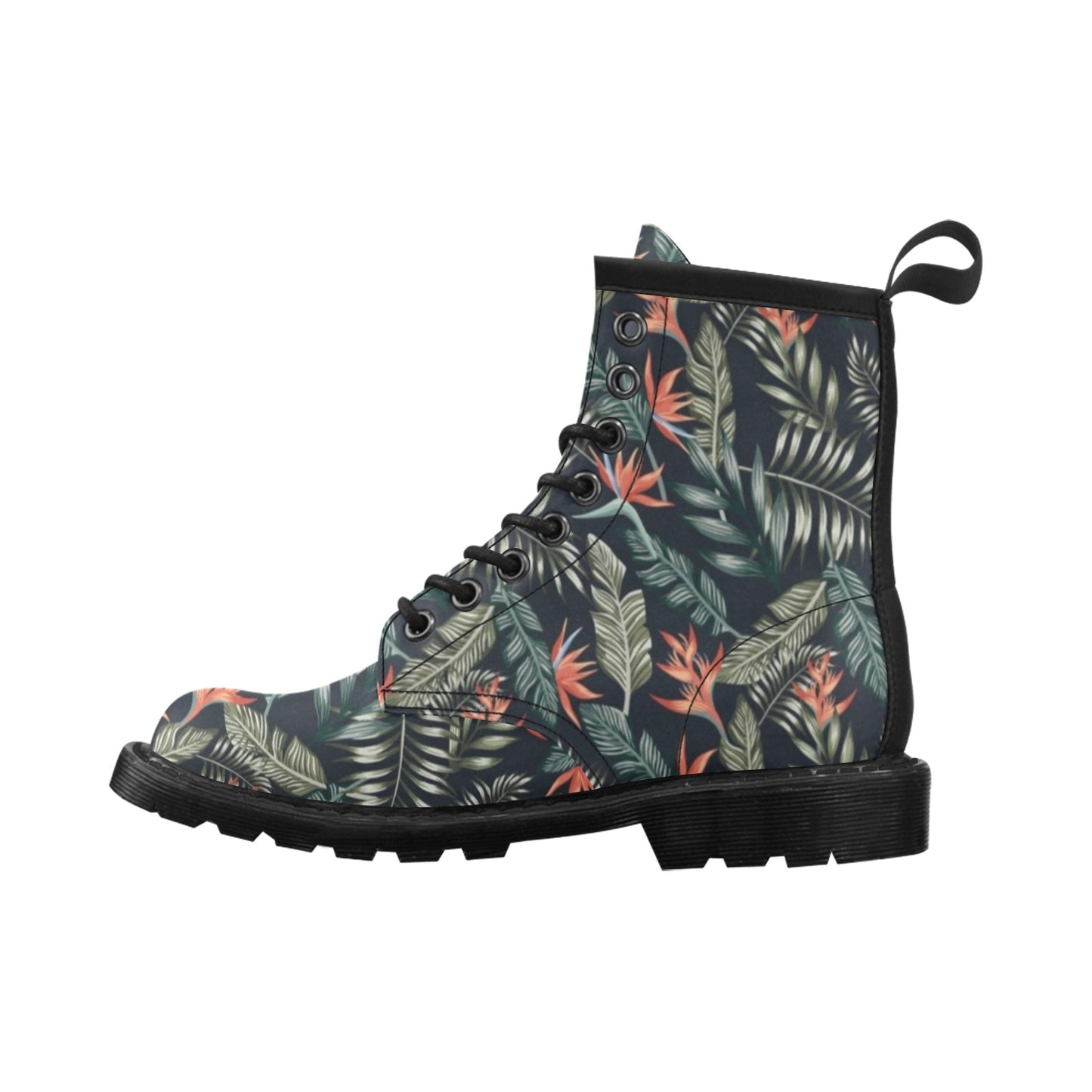 Bird Of Paradise Pattern Print Design BOP02 Women's Boots
