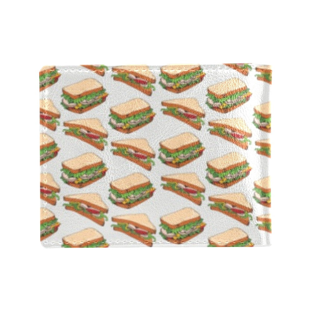 Sandwich Print Design LKS302 Men's ID Card Wallet