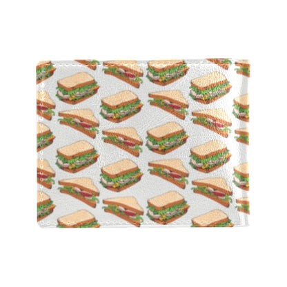Sandwich Print Design LKS302 Men's ID Card Wallet