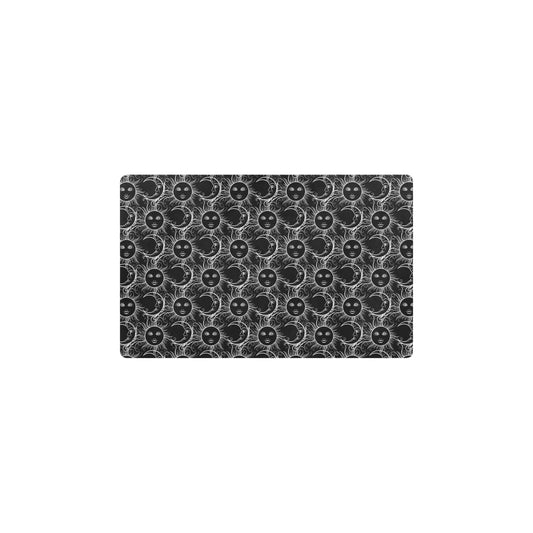 Sun Moon White Design Themed Print Kitchen Mat