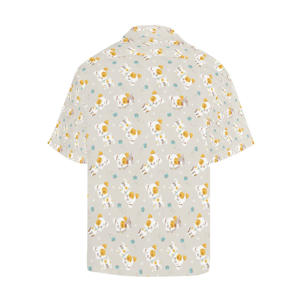 Russell Terriers Print Design LKS306 Men's Hawaiian Shirt