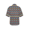 Aztec Style Print Pattern Women's Hawaiian Shirt