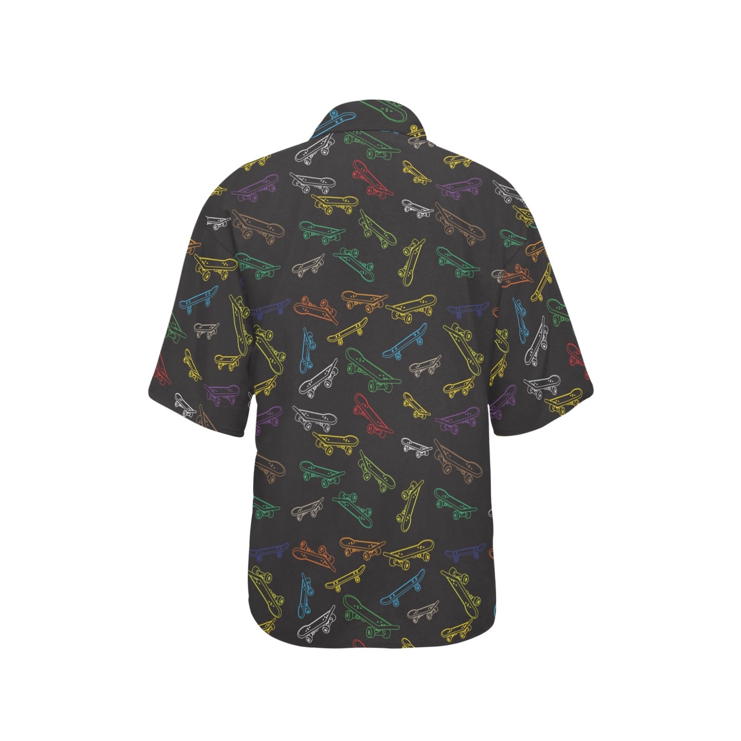Skateboard Print Design LKS301 Women's Hawaiian Shirt