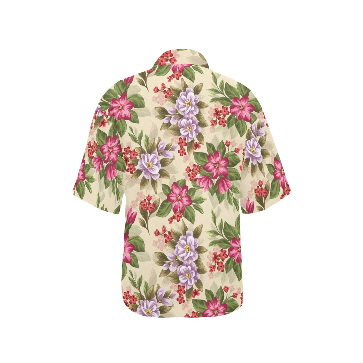 Summer Floral Pattern Print Design SF08 Women's Hawaiian Shirt