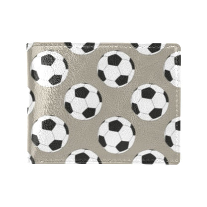 Soccer Ball Print Design LKS302 Men's ID Card Wallet