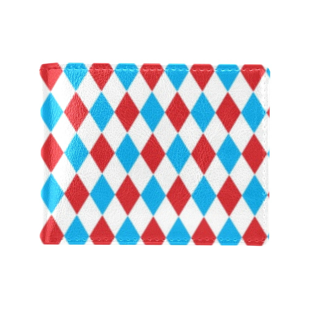 Harlequin Print Design LKS402 Men's ID Card Wallet