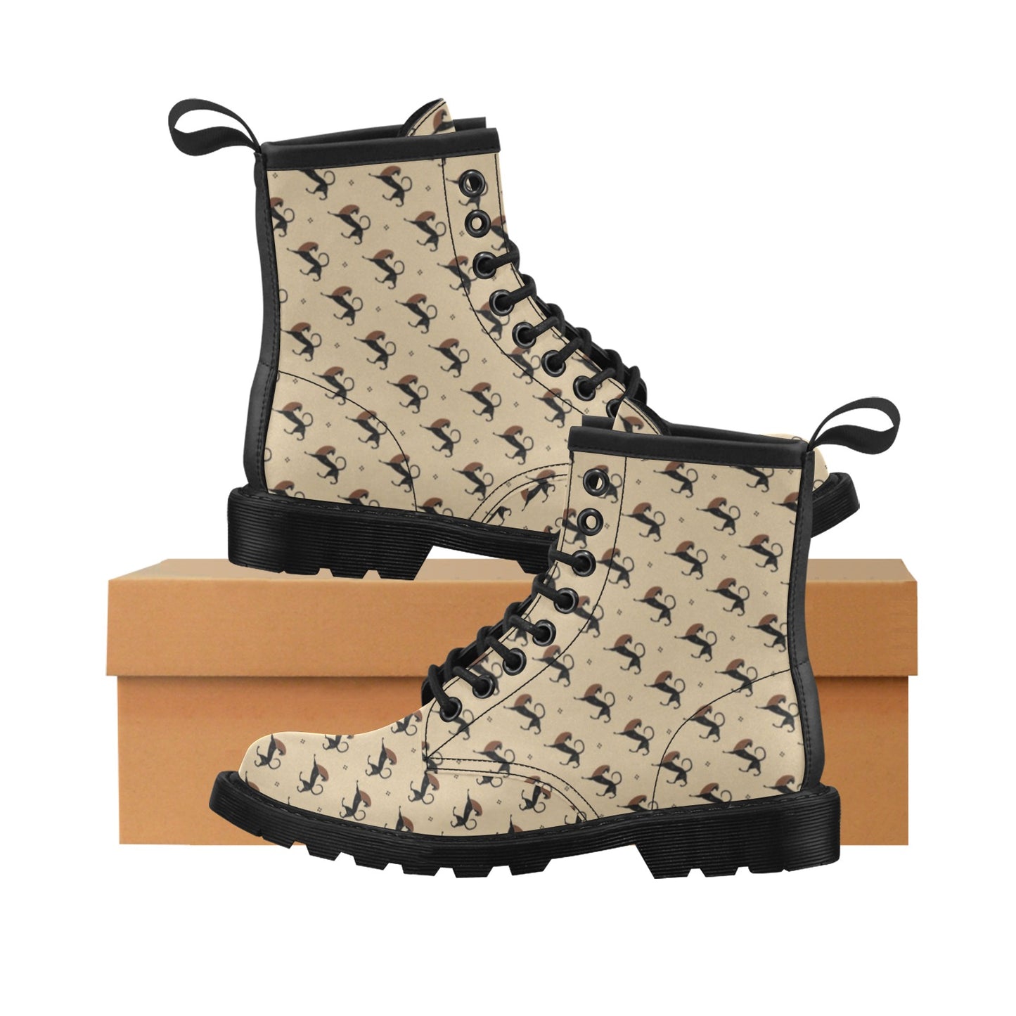 Ancient Greek Print Design LKS3011 Women's Boots
