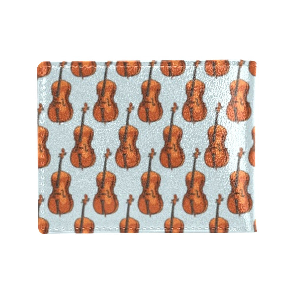 Violin Print Design LKS406 Men's ID Card Wallet