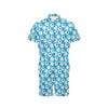 Ladybug with Daisy Themed Print Pattern Men's Romper